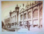 Vista da Galeria de Belas Artes da Exposição Universal de Paris em 1889