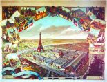 Vista geral da área da Exposição de Paris de 1889