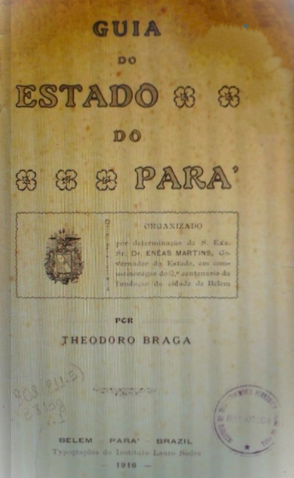 Capa de O Guia do Estado do Pará (1916)