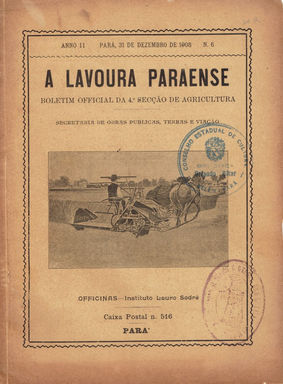Capa de A Lavoura Paraense