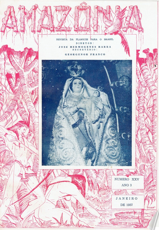 Capa de Amazônia: revista da planície para o Brasil