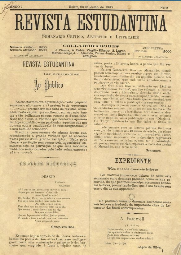 Capa de Revista Estudantina