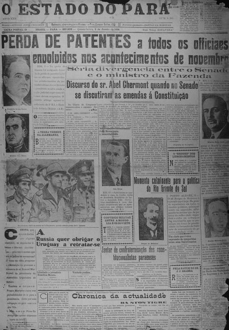 Capa de O Estado do Pará