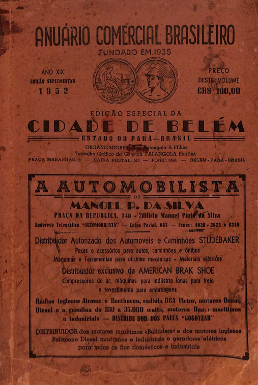 Capa de Anuário Comercial Brasileiro