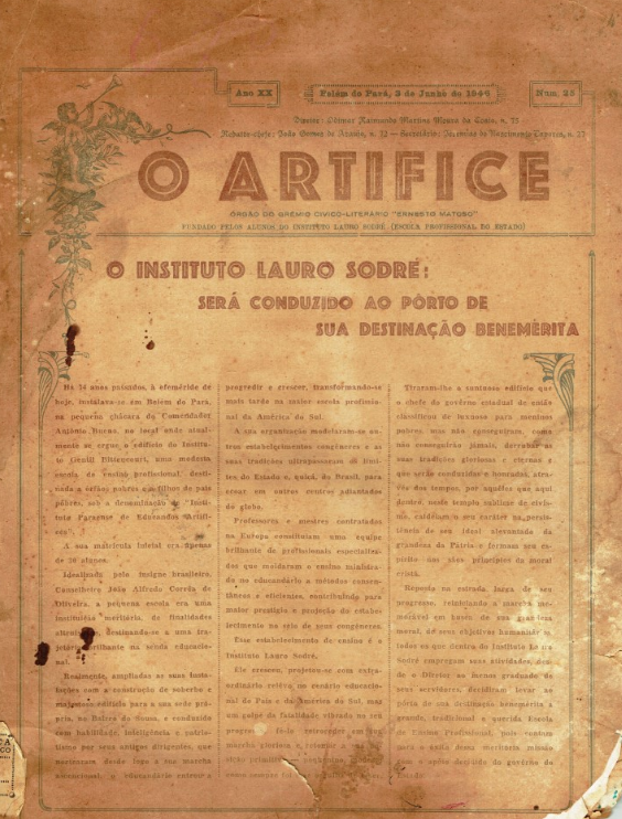 Capa de O Artífice